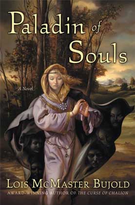 Cover for Paladin of Souls, cover copyright ©2003 by HarperCollins Publishers.