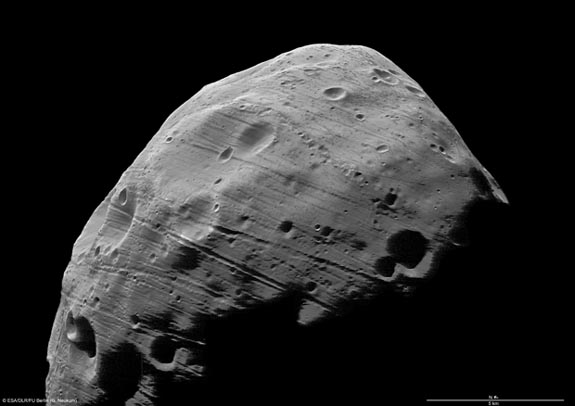 Phobos from Mars Express