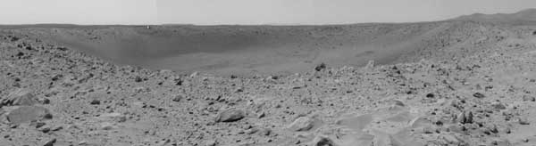 Bonneville crater.   Image credit NASA/JPL. 